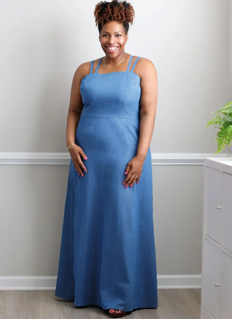 Know Me Sewing Pattern 2040 And Women's Strappy Dress 1