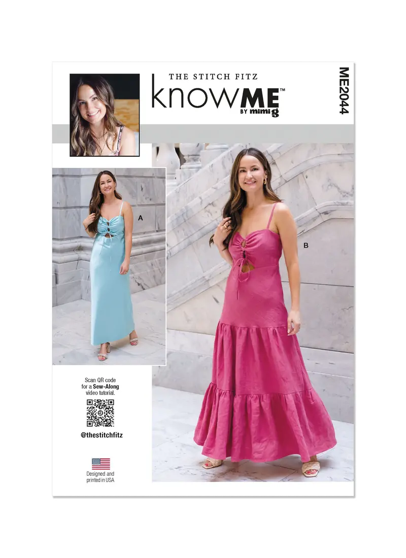 Know Me Sewing Pattern 2044 Maxi Dresses 2