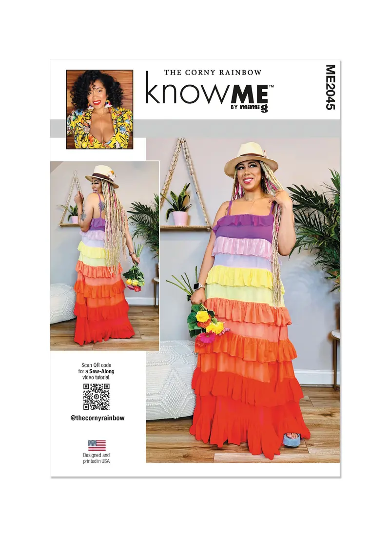 Know Me Sewing Pattern 2045 Maxi Dress 2