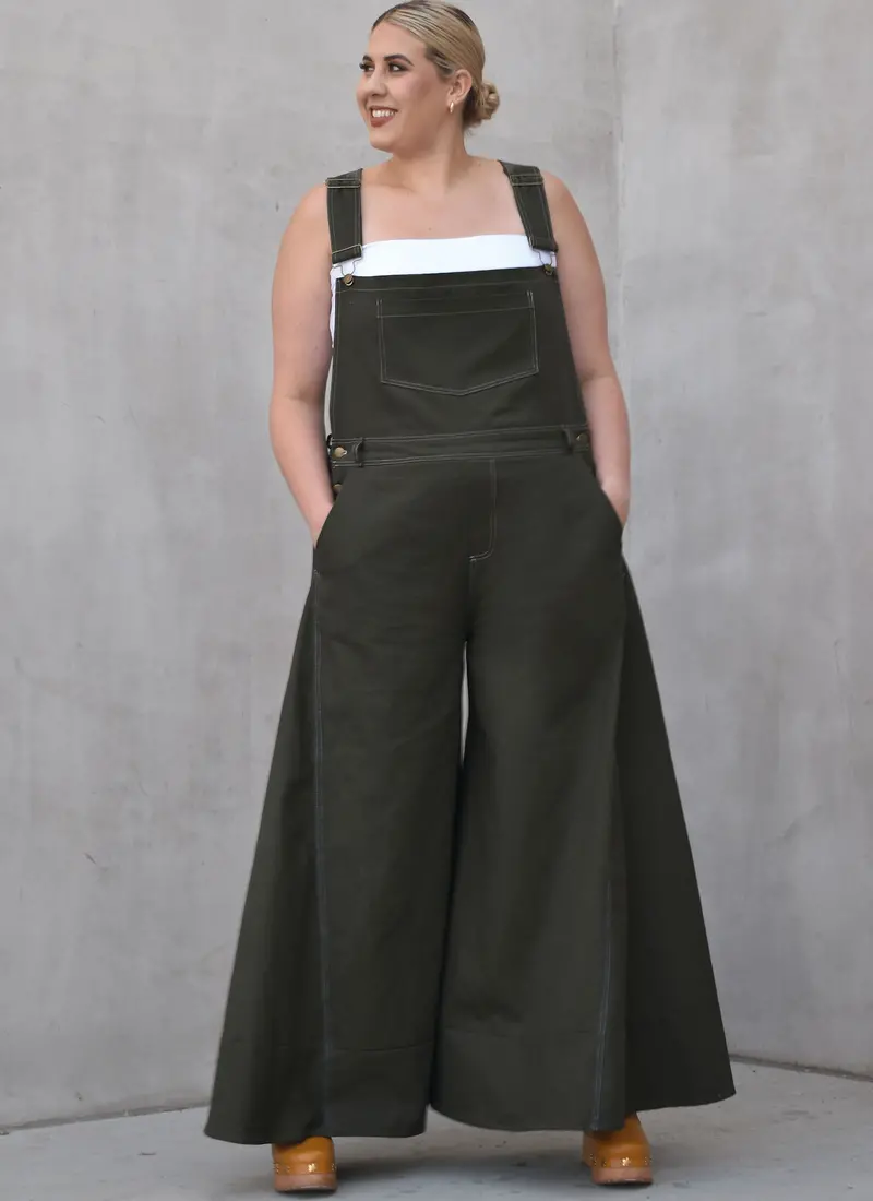 Know Me Sewing Pattern 2062 Misses' Overalls By Alisha Grace 1