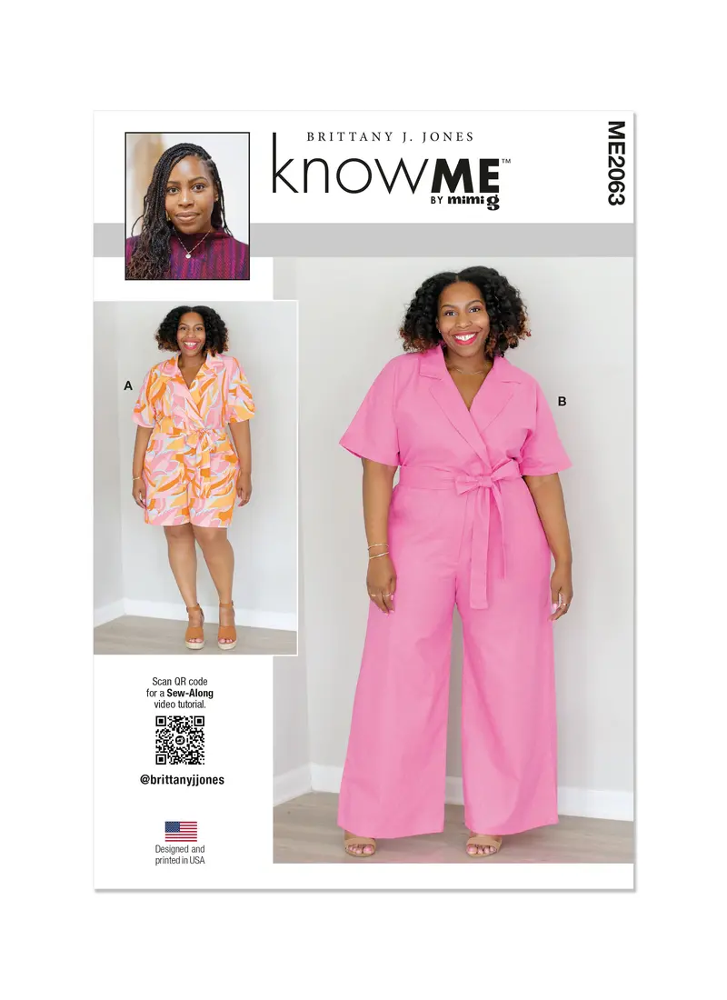Know Me Sewing Pattern 2063 Romper And Jumpsuit By Brittany J. Jones 2