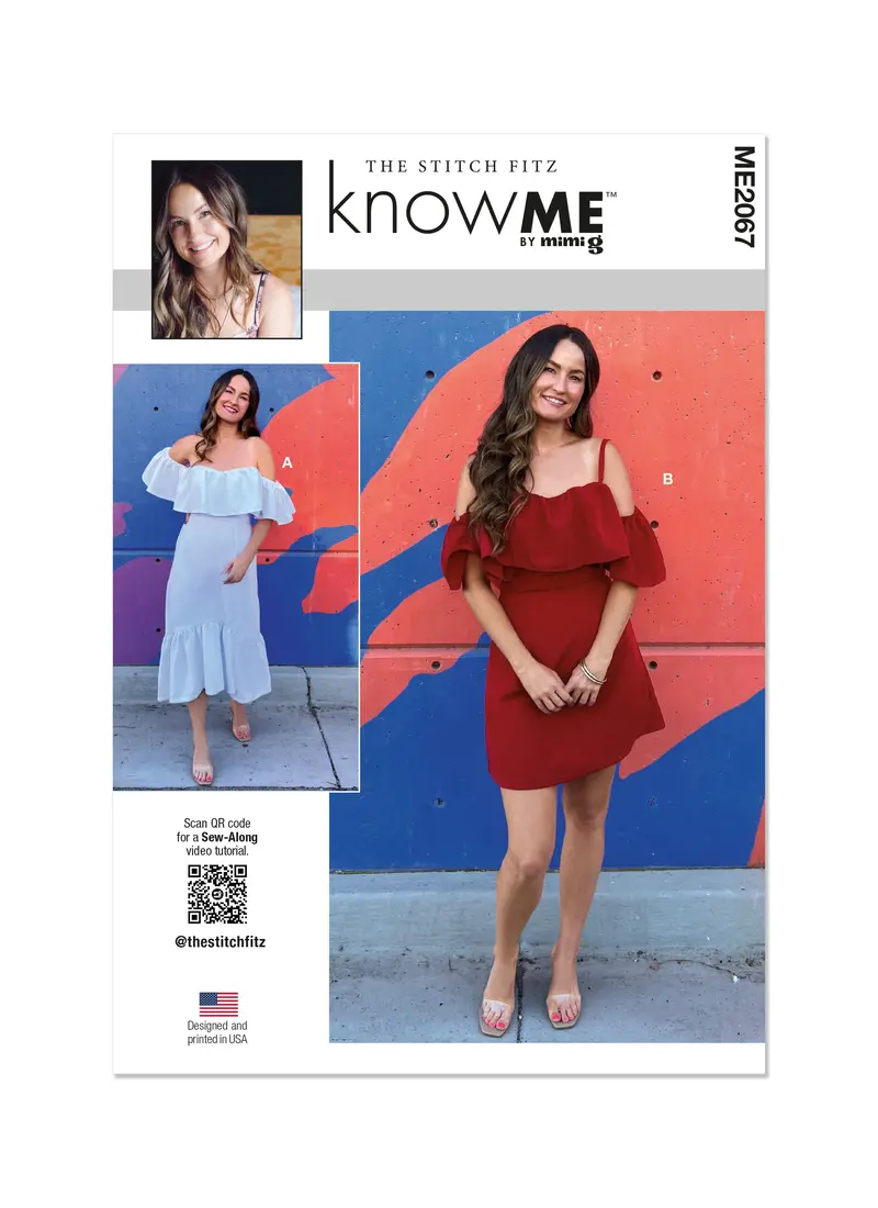 Know Me Sewing Pattern 2067 Misses' Dresses By The Stitch Fitz 2