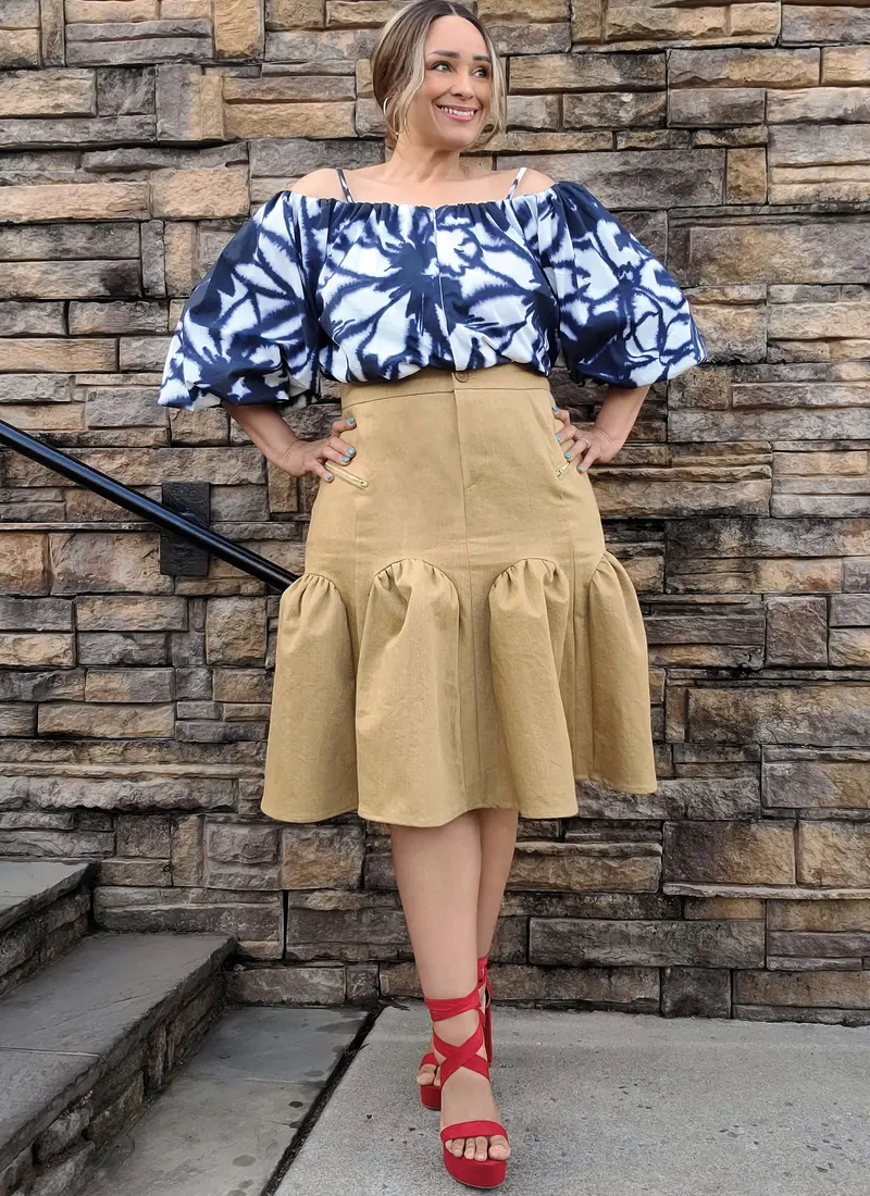 Know Me Sewing Pattern 2093 Top And Skirt By Keechii B Style 1