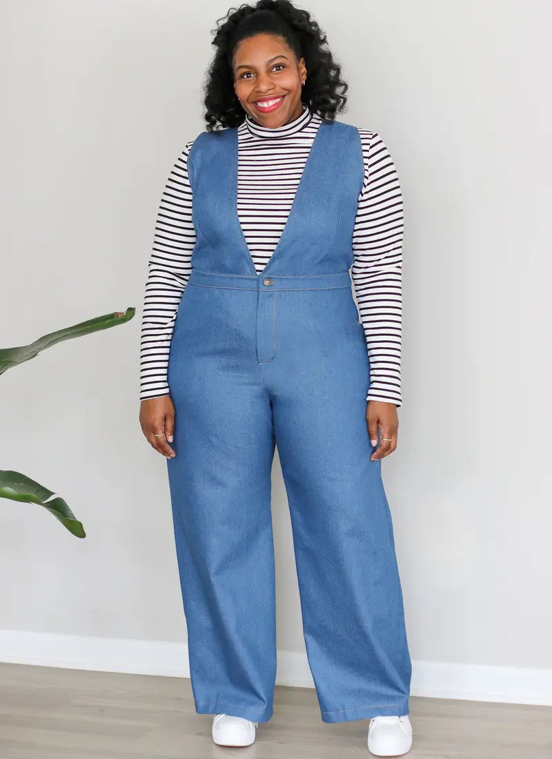 Know Me Sewing Pattern 2096 Misses' Tops And Jumpsuit By Brittany J. Jones 1