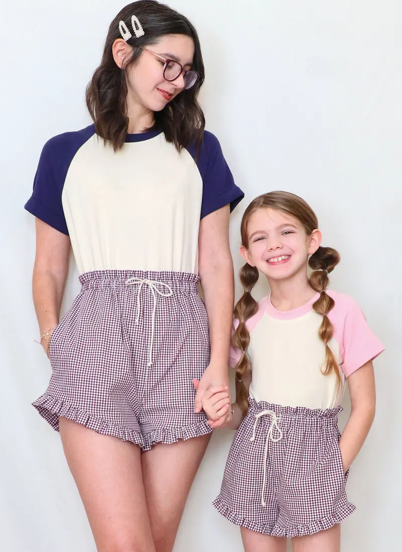 Know Me Sewing Pattern 2123 Girls' And Misses' T-Shirt And Shorts By Holly Darling 1