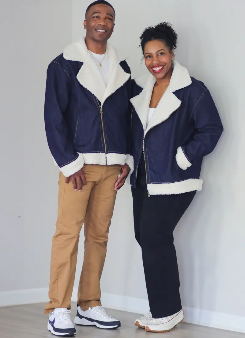 Know Me Sewing Pattern 2132 Unisex Motorcycle Jacket By Brittany J. Jones 1