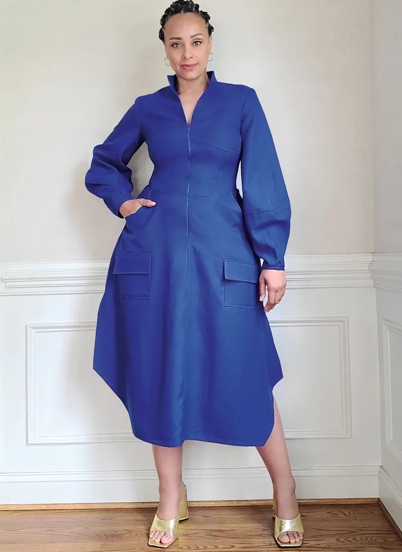Know Me Sewing Pattern 2140 Shirtdress By Keechii B Style 1