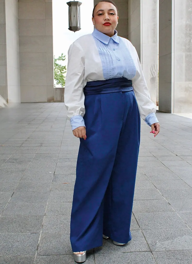 Know Me Sewing Pattern Km2104 Misses' Shirt And Trousers By Raven Maureen 1