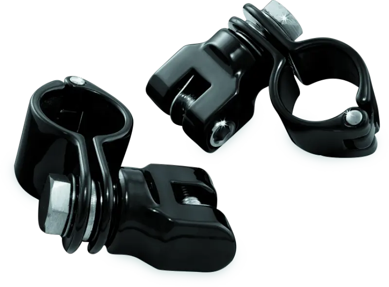 Kuryakyn 1-1/4Inch Magnum Quick Clamp With Clevis Black 1