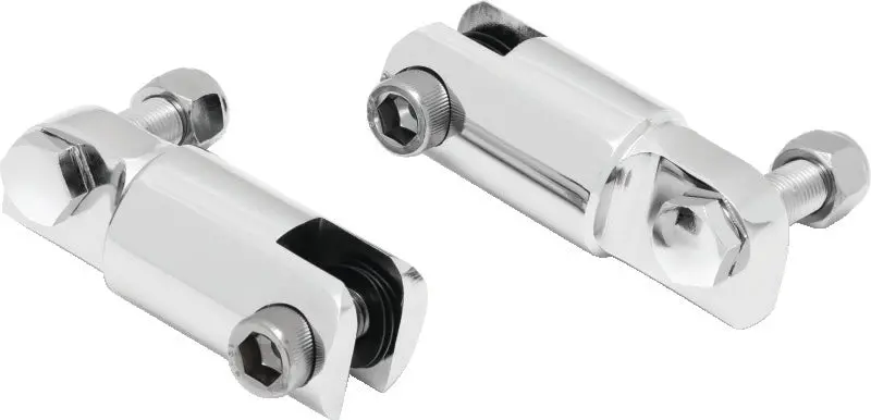 Kuryakyn 2-1/4In Stirrup Heel Rest Extenders Chrome 1