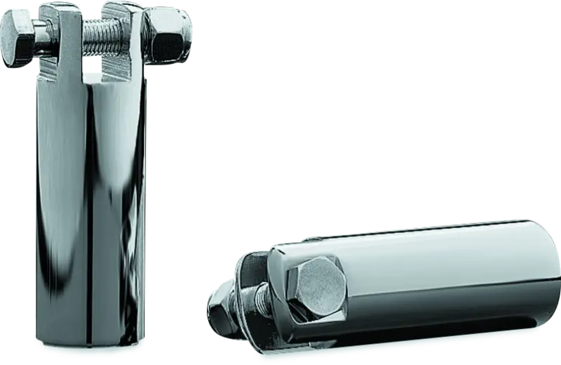 Kuryakyn 3 1/2In Extended Peg Mount With 3/8In-16 Mount Bolts Chrome 1