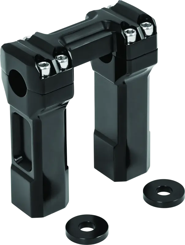 Kuryakyn 5Inch Billet Handlebar Risers Black 1