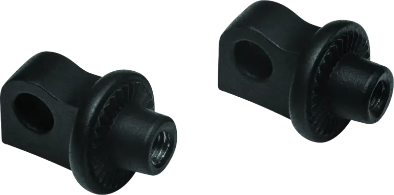 Kuryakyn Adjustable Stop Splined Peg Adapter Black 1