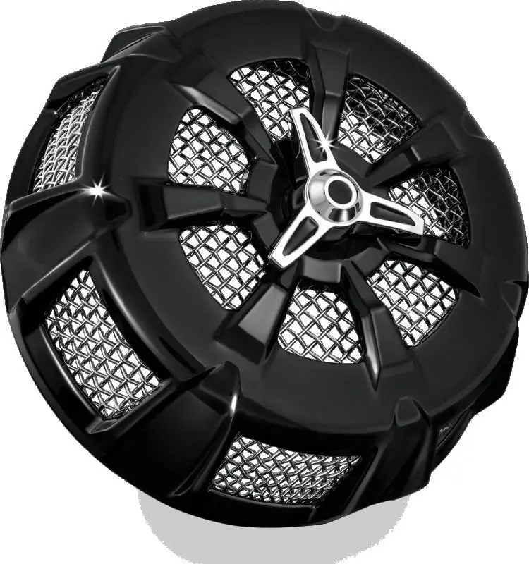 Kuryakyn Alley Cat Air Cleaner Cover Screamin Eagle Stage 1 Kits Gloss Black 1