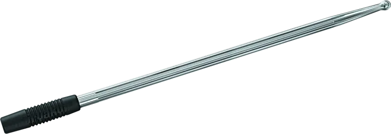 Kuryakyn Billet Antenna Round/Grooved Chrome 1