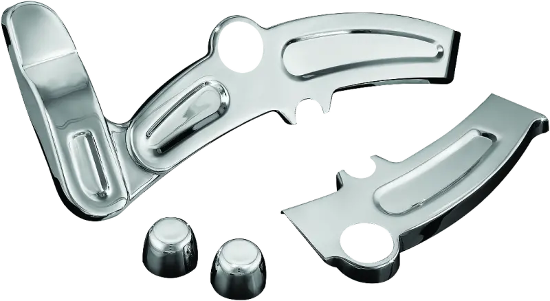 Kuryakyn Boomerang Frame Covers 08-17 Softails Chrome 1