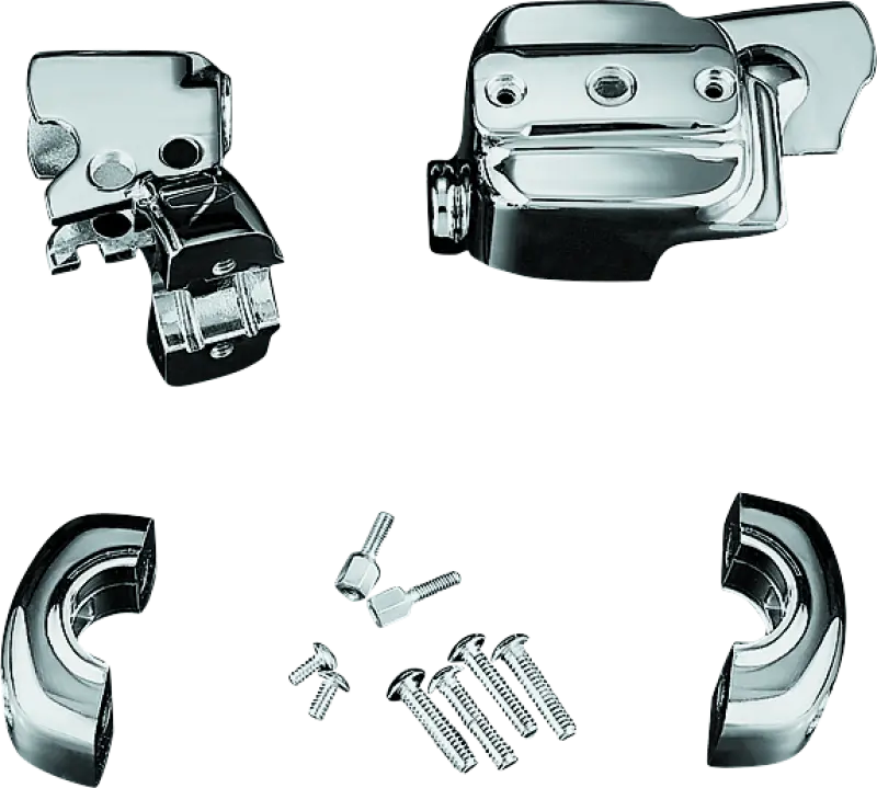Kuryakyn Brake & Clutch Control Dress-Up Kit Single Disc Front Brakes 96-14 1