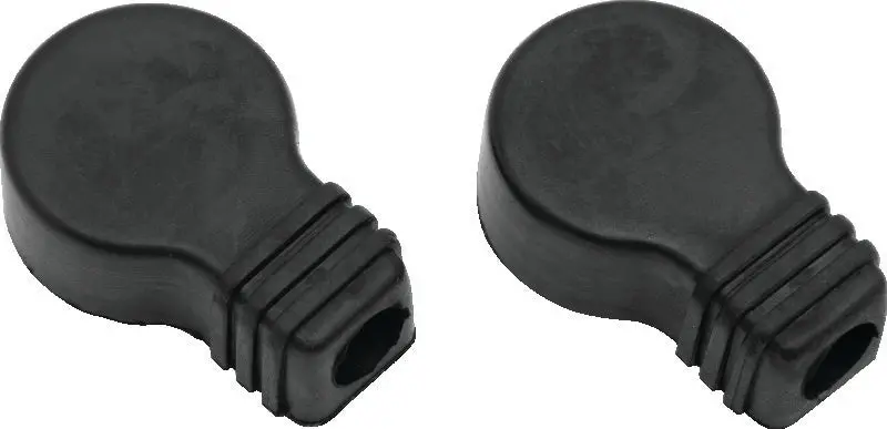 Kuryakyn Crankcase Breather Replacement Rubber Boots (Pair) 1