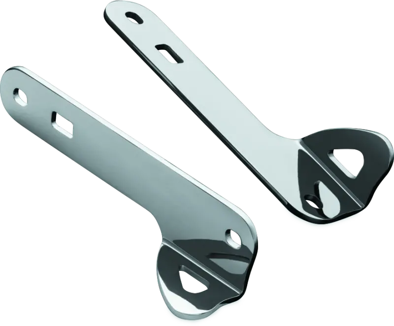 Kuryakyn Custom Teardrop Tie-Down Brackets 14-Up Touring Chrome 1