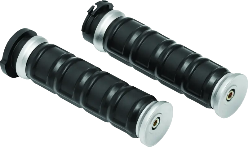 Kuryakyn Dillinger Grips Dual Cable Silver 1