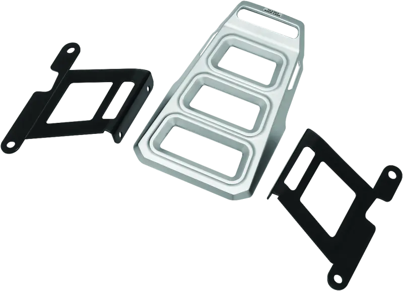 Kuryakyn Dillinger Luggage Rack Silver 1
