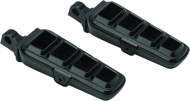 Kuryakyn Dillinger Pegs With Male Mount Adapter Satin Black 1