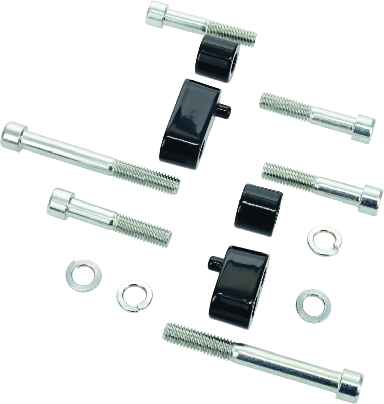 Kuryakyn Driver Floorboard Spacers 09-Up Touring Models Gloss Black 1