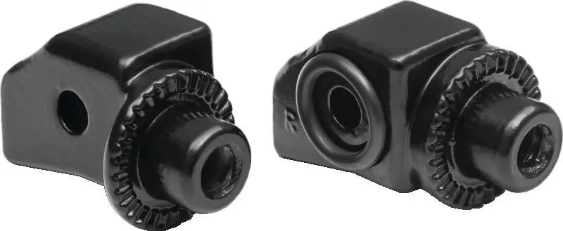 Kuryakyn Footpeg Adpt Rear S Bk Af Twin 1