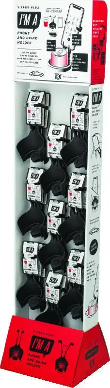 Kuryakyn Free-Flex Cup/Phone Holder 27-Count Display 1