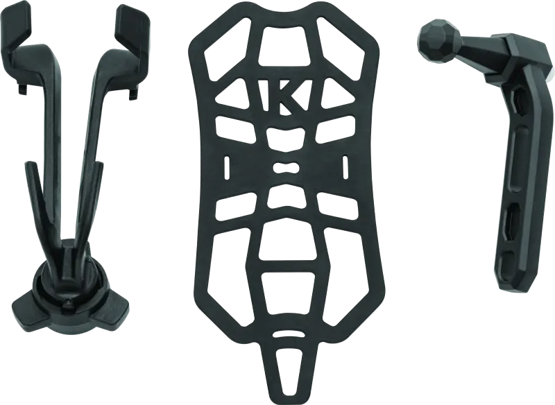 Kuryakyn Free-Flex Device Holder Perch Mount Black 1