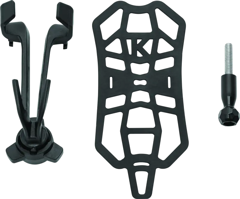 Kuryakyn Free-Flex Device Holder Perch Screw Mount Black 1