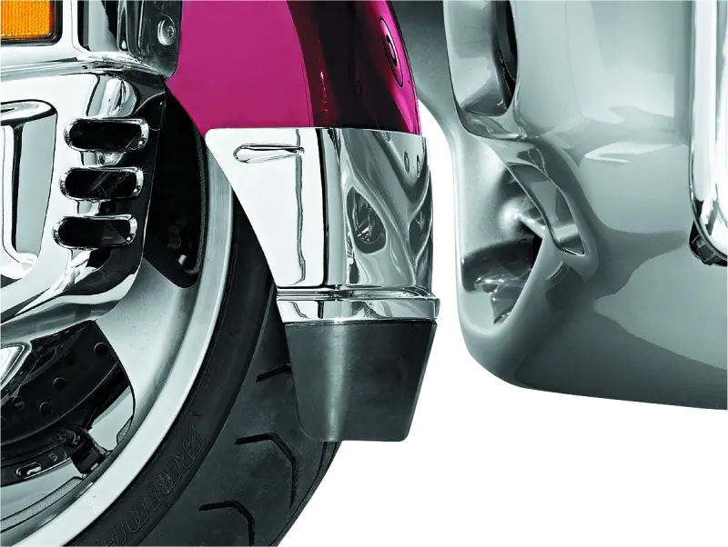 Kuryakyn Front Fender Extension With Mud Flap 01-17 Honda Gl1800 Chrome 1
