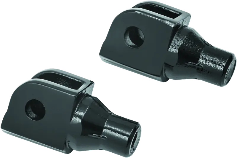 Kuryakyn Front Tapered Peg Adapter Gloss Black 1