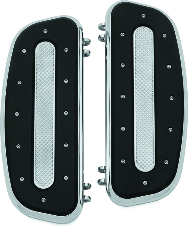Kuryakyn Heavy Industry Driver Floorboards Chrome 1