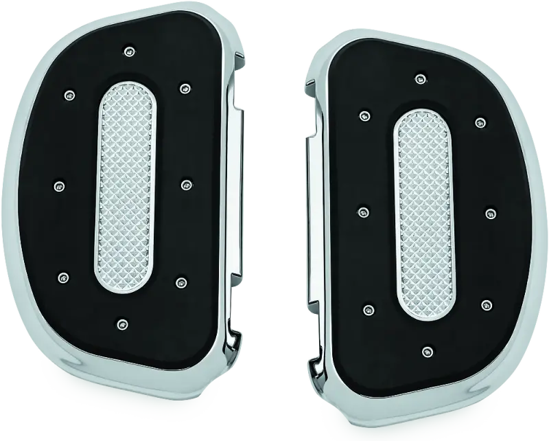 Kuryakyn Heavy Industry Passenger Floorboards Touring Models Chrome 1
