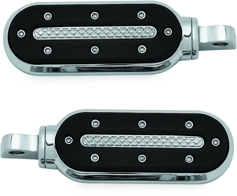 Kuryakyn Heavy Industry Pegs With Adapters Chrome 1