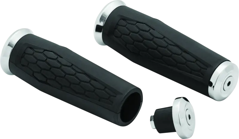 Kuryakyn Hex Grips 1Inch Universal Chrome 1