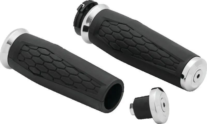 Kuryakyn Hex Grips Dual Cable Chrome 1