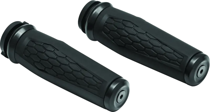 Kuryakyn Hex Grips Thottle-By-Wire Black 1