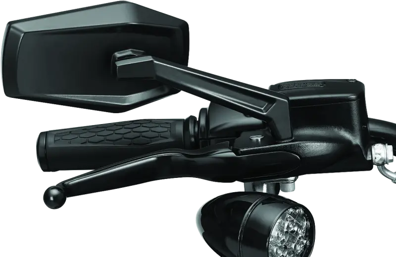 Kuryakyn Hex Mirrors Satin Black 1