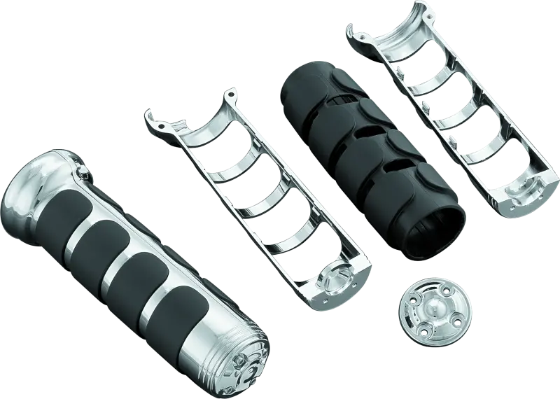 Kuryakyn Iso Grips For Gl1800 With Heated Grips Chrome 1