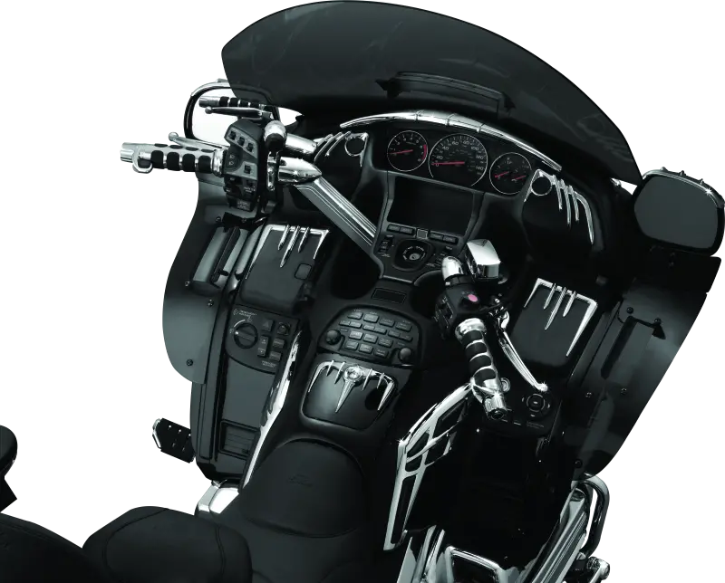 Kuryakyn Iso Grips For Gl1800 With Heated Grips Chrome 2