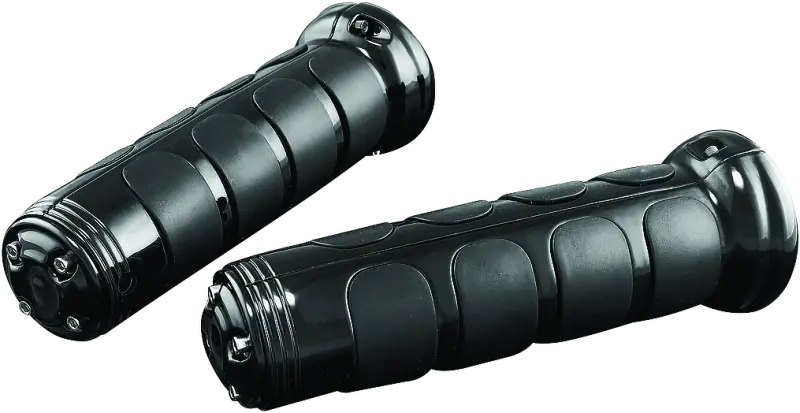 Kuryakyn Iso-Grips With Oem Heated Grip 06-20 Honda Gl1800 Black 1