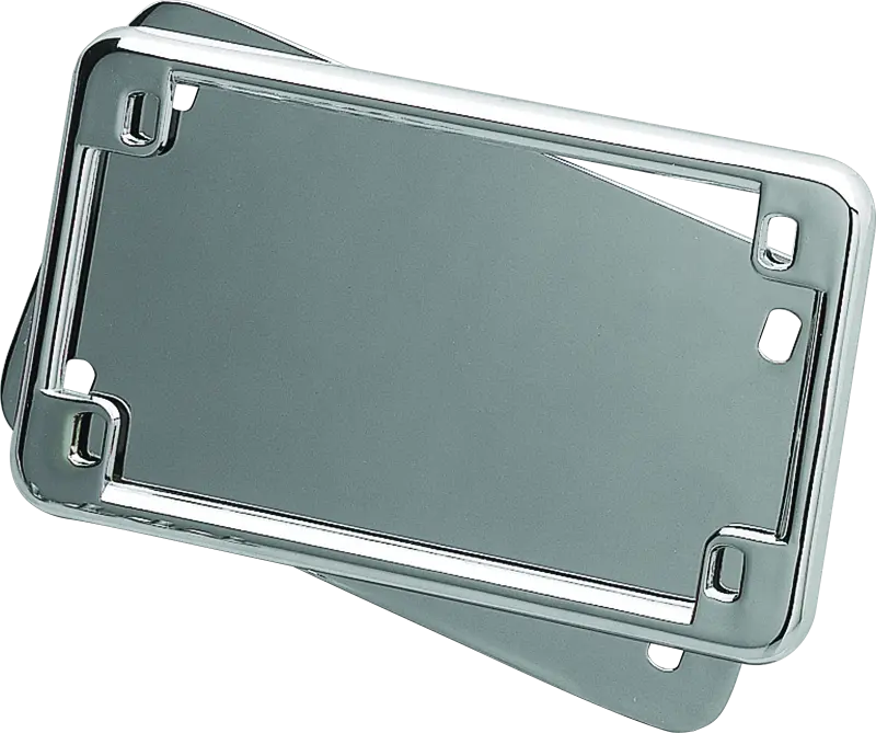Kuryakyn License Frame & Backing Plate Set 4In X 7In Chrome 1
