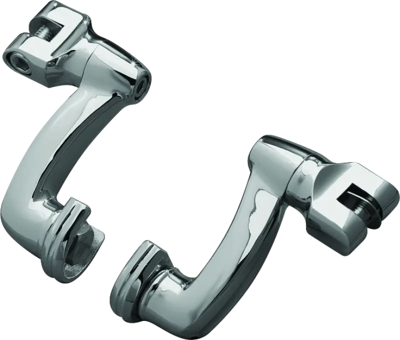 Kuryakyn Longhorn Offset Peg Mounts Chrome (Pair) 1