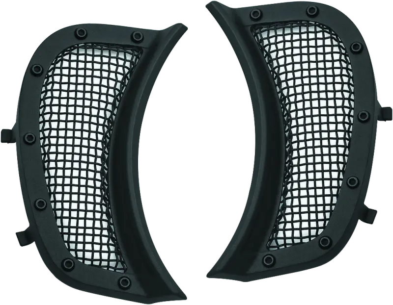 Kuryakyn Mesh Headlight Vent Accents Black 1