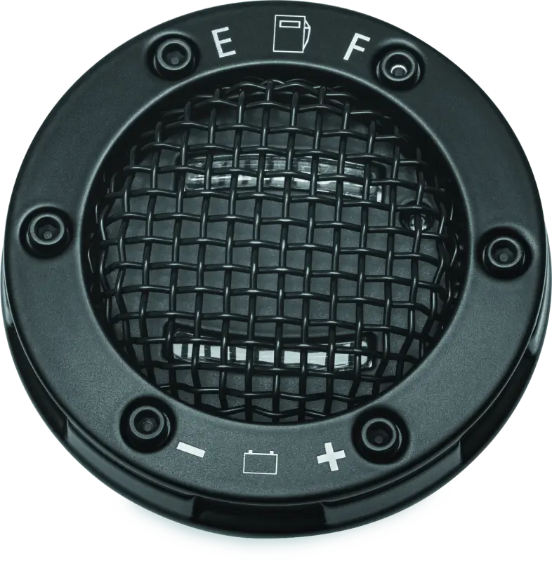 Kuryakyn Mesh Led Fuel & Battery Gauge Black 1