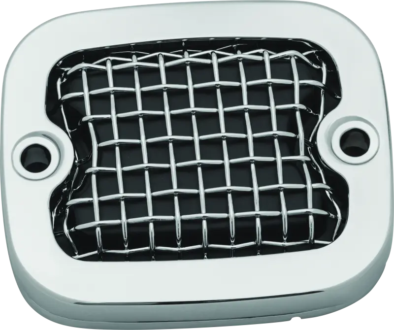 Kuryakyn Mesh Master Cylinder Cover Brk Chrome 1