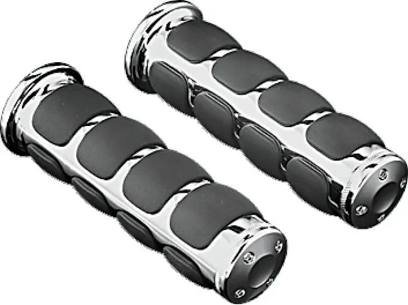 Kuryakyn Metric Iso Grips Chrome 1