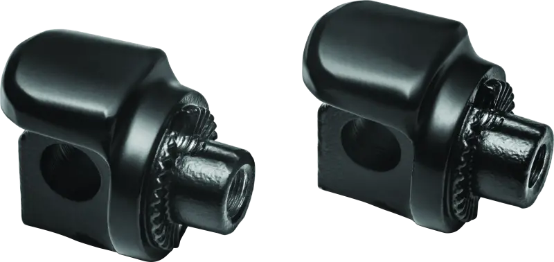 Kuryakyn Non-Pivot Splined Peg Adapter Harley-Davidson Models Black 1